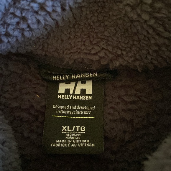 Helly Hanson Sherpa Fleece Zip Up Size XL - Picture 3 of 8